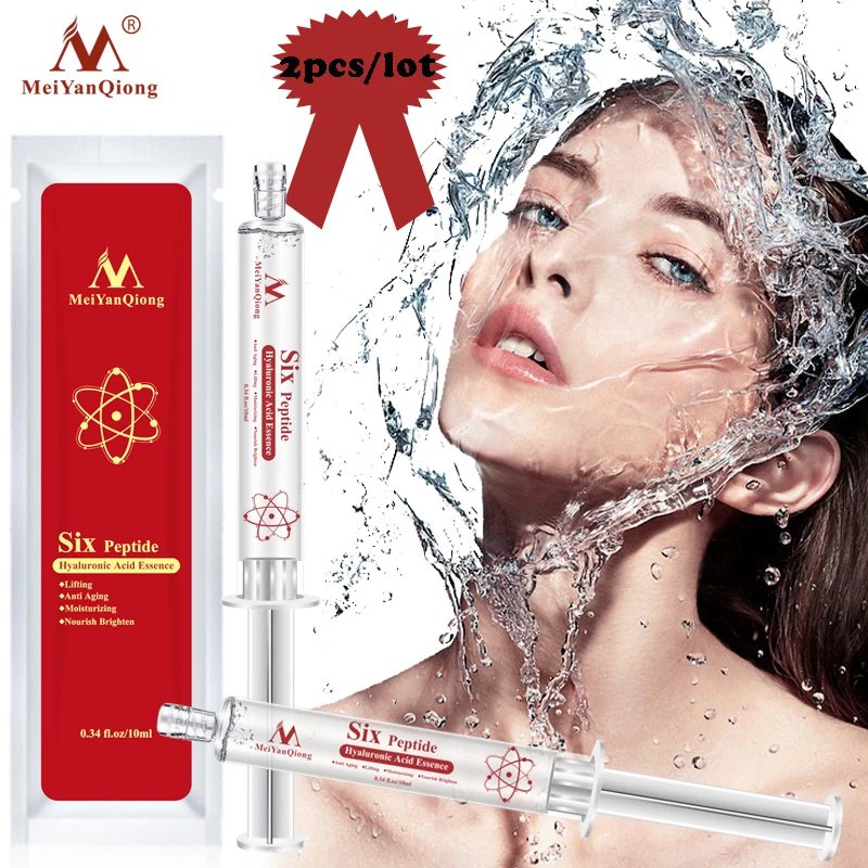 2PCS Six Peptide Hyaluronic Acid Shrink Pores Essence Anti Aging Anti Wrinkle Lifting Face Serum Skin Care Collagen Argireline
2PCS Six Peptide Hyaluronic Acid Shrink Pores Essence Anti Aging Anti Wrinkle Lifting Face Serum Skin Care Collagen Argireline
