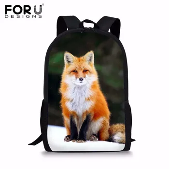FORUDESIGNS 2018 Women Backpack Schoolbag Cute Animal Fox Children Backpack Female Notebook Student Book Bag For Girls School
FORUDESIGNS 2018 Women Backpack Schoolbag Cute Animal Fox Children Backpack Female Notebook Student Book Bag For Girls School