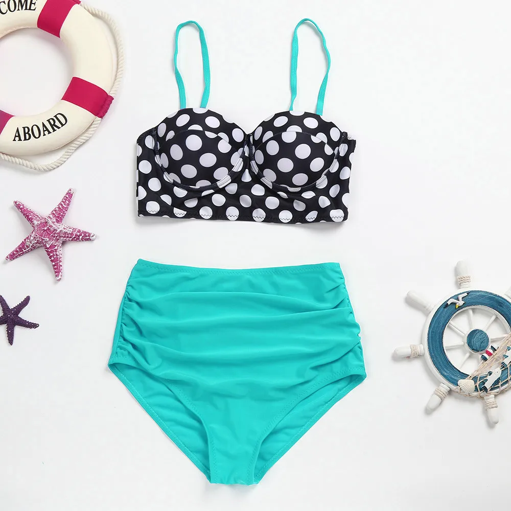 Brazilian bikini 2019 Women High waist Vintage Bikinis Bathing Suits Retro Halter Underwired Sexy Swimwear stroj kapielowy #3
Brazilian bikini 2019 Women High waist Vintage Bikinis Bathing Suits Retro Halter Underwired Sexy Swimwear stroj kapielowy #3