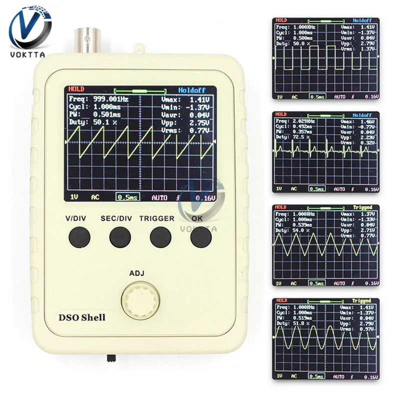 Fully Assembled / DIY Kit Original 15001K DIY Digital Oscilloscope Kit 2.4 inch With Housing Case Box
Fully Assembled / DIY Kit Original 15001K DIY Digital Oscilloscope Kit 2.4 inch With Housing Case Box