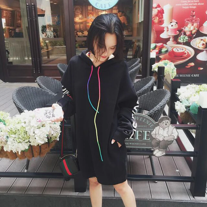 Harajuku Women Trendy New Style Hoodies Womens Long Sleeve Hooded Female Printed Letter Velvet Student Females Korean Thickening
Harajuku Women Trendy New Style Hoodies Womens Long Sleeve Hooded Female Printed Letter Velvet Student Females Korean Thickening