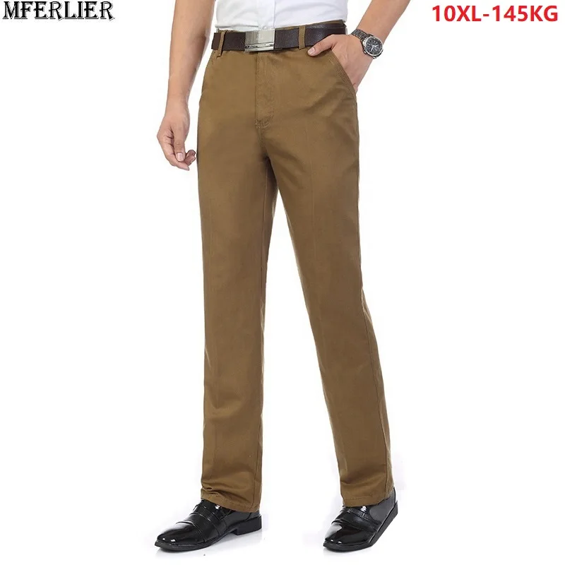 MFERLIER men classic pants Trousers 10XL casual simple Khaki winter antumn business suit pants large size big 8XL Straight 9XL
MFERLIER men classic pants Trousers 10XL casual simple Khaki winter antumn business suit pants large size big 8XL Straight 9XL