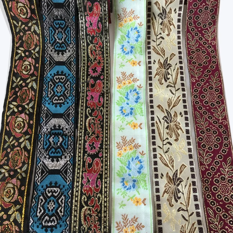 10yards/lot wide 3.5-4cm Woven Jacquard Ribbon geometric color stripe design for curtain and clothing accessory ZH-2710
10yards/lot wide 3.5-4cm Woven Jacquard Ribbon geometric color stripe design for curtain and clothing accessory ZH-2710