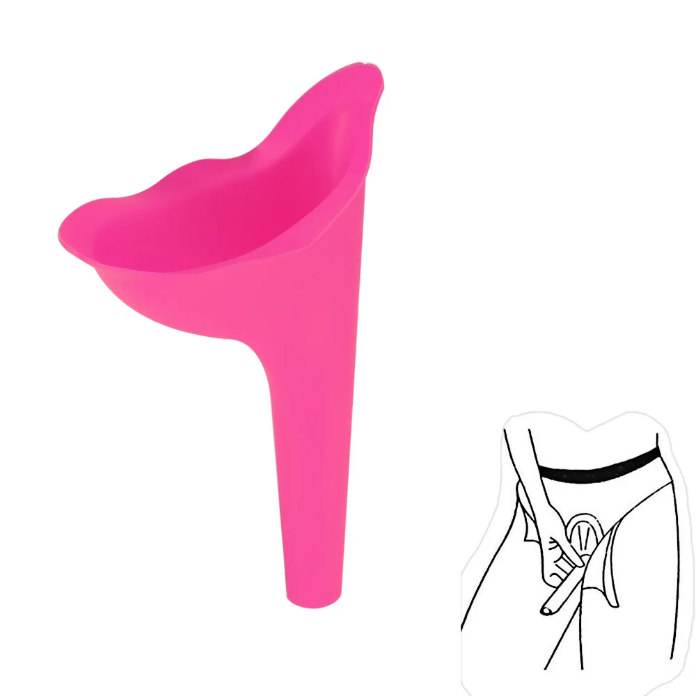 High Quality Portable Women Camping Urine Device Funnel Urinal Female Travel Urination Toilet Women Stand Up & Pee Soft
High Quality Portable Women Camping Urine Device Funnel Urinal Female Travel Urination Toilet Women Stand Up & Pee Soft