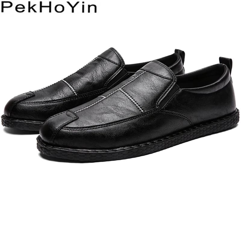 2019 Trend Fashion Leather Men Casual Shoes Black Footwear Zapatos Gentleman Business Shoes Leather Male Flats Walking Outdoor
2019 Trend Fashion Leather Men Casual Shoes Black Footwear Zapatos Gentleman Business Shoes Leather Male Flats Walking Outdoor