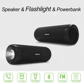 Multi-function Bluetooth Portable Speaker with Flashlight, Power Bank Wireless Stereo 10 Soundbar Portable Hifi Loudspeaker DHL
Multi-function Bluetooth Portable Speaker with Flashlight, Power Bank Wireless Stereo 10 Soundbar Portable Hifi Loudspeaker DHL