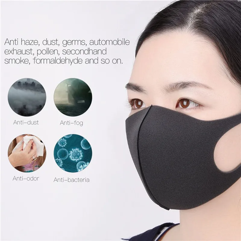 3PCS mouth mask black Anti-Dust Sponge cool Face Mask Reusable Anti Pollution Breathable Unisex Mouth Cover New Arrive
3PCS mouth mask black Anti-Dust Sponge cool Face Mask Reusable Anti Pollution Breathable Unisex Mouth Cover New Arrive