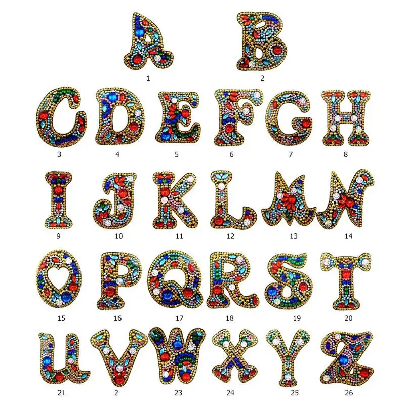 DIY Keychain Diamond Drawing Letters Female Bag Keychain Pendant Full Diamond Embroidery Cross Stitch
DIY Keychain Diamond Drawing Letters Female Bag Keychain Pendant Full Diamond Embroidery Cross Stitch