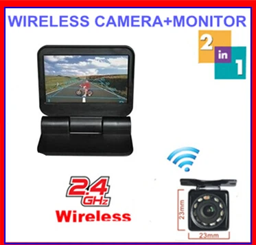 Parking Assist 2.4G Wireless 5 inch TFT LCD Mirror Monitor electrical flip open/close +Rear view camera front led camera System
Parking Assist 2.4G Wireless 5 inch TFT LCD Mirror Monitor electrical flip open/close +Rear view camera front led camera System