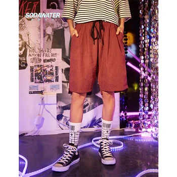 SODAWATER Girl Streetwear Summer Ladies Shorts Plus Size Elastic Waist Loose Shorts For Women Solid Color Short Pants 9343S
SODAWATER Girl Streetwear Summer Ladies Shorts Plus Size Elastic Waist Loose Shorts For Women Solid Color Short Pants 9343S