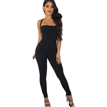 Sexy Strappy Backless Bodysuit Slim Skinny Cami Bodysuit Women Jumpsuit Women Solid Sleeveless Bandage
Sexy Strappy Backless Bodysuit Slim Skinny Cami Bodysuit Women Jumpsuit Women Solid Sleeveless Bandage