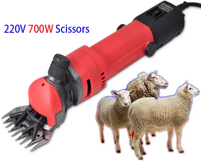 220V 700W Electric Shearing Machine For Sheep/Sheep Goat Clipper 13 teeth or 9 teech 4 blades arbitrary choice
220V 700W Electric Shearing Machine For Sheep/Sheep Goat Clipper 13 teeth or 9 teech 4 blades arbitrary choice