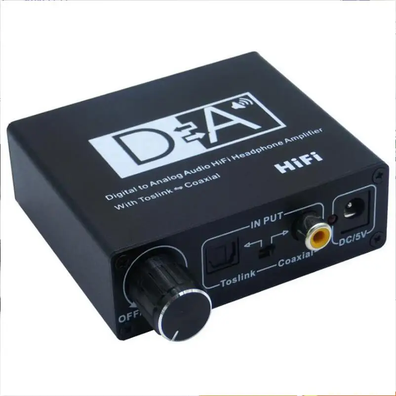 Digital Coaxial To Analog Audio Converter Conversion Decoder Adjustable VOL 8416T TV PS4 With 3.5mm Earphone USB power cab
Digital Coaxial To Analog Audio Converter Conversion Decoder Adjustable VOL 8416T TV PS4 With 3.5mm Earphone USB power cab