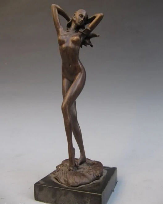 USPS to USA S0886 Western Pure bronze Base marble pedestal nude Woman Statue B0401
USPS to USA S0886 Western Pure bronze Base marble pedestal nude Woman Statue B0401