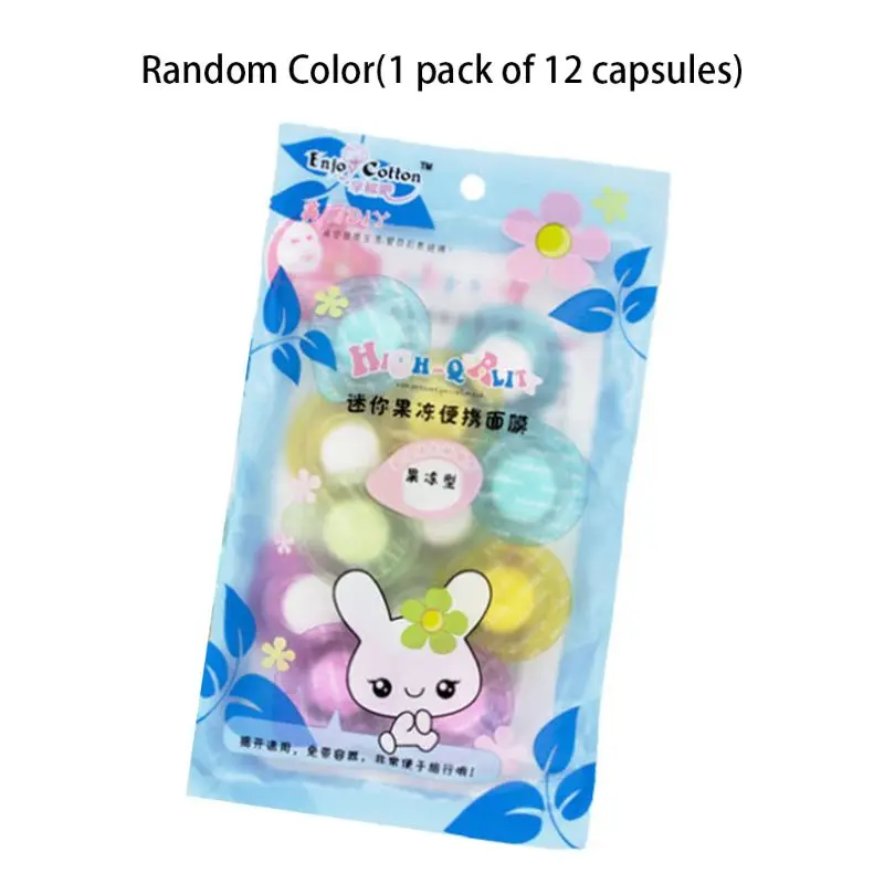 12Pcs/Pack Sweet Jelly Candy Color Non-Woven Disposable Compressed DIY Facial Mask Moisturizing Sheets Independent Small Package
12Pcs/Pack Sweet Jelly Candy Color Non-Woven Disposable Compressed DIY Facial Mask Moisturizing Sheets Independent Small Package