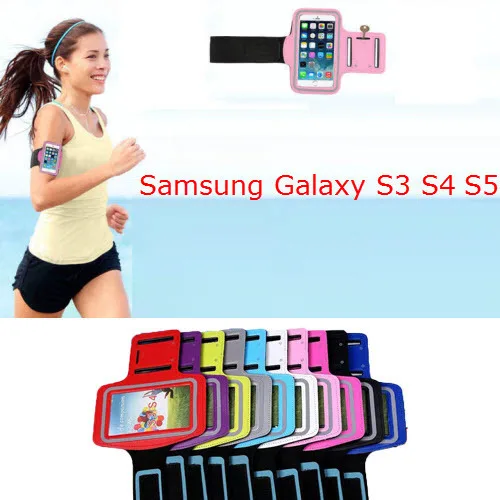 

Brand New Phone Cases Brassard Sport Running Jogging Gym Armband Case Holder Brazalete Deportivo for Samsung Galaxy S3 S4