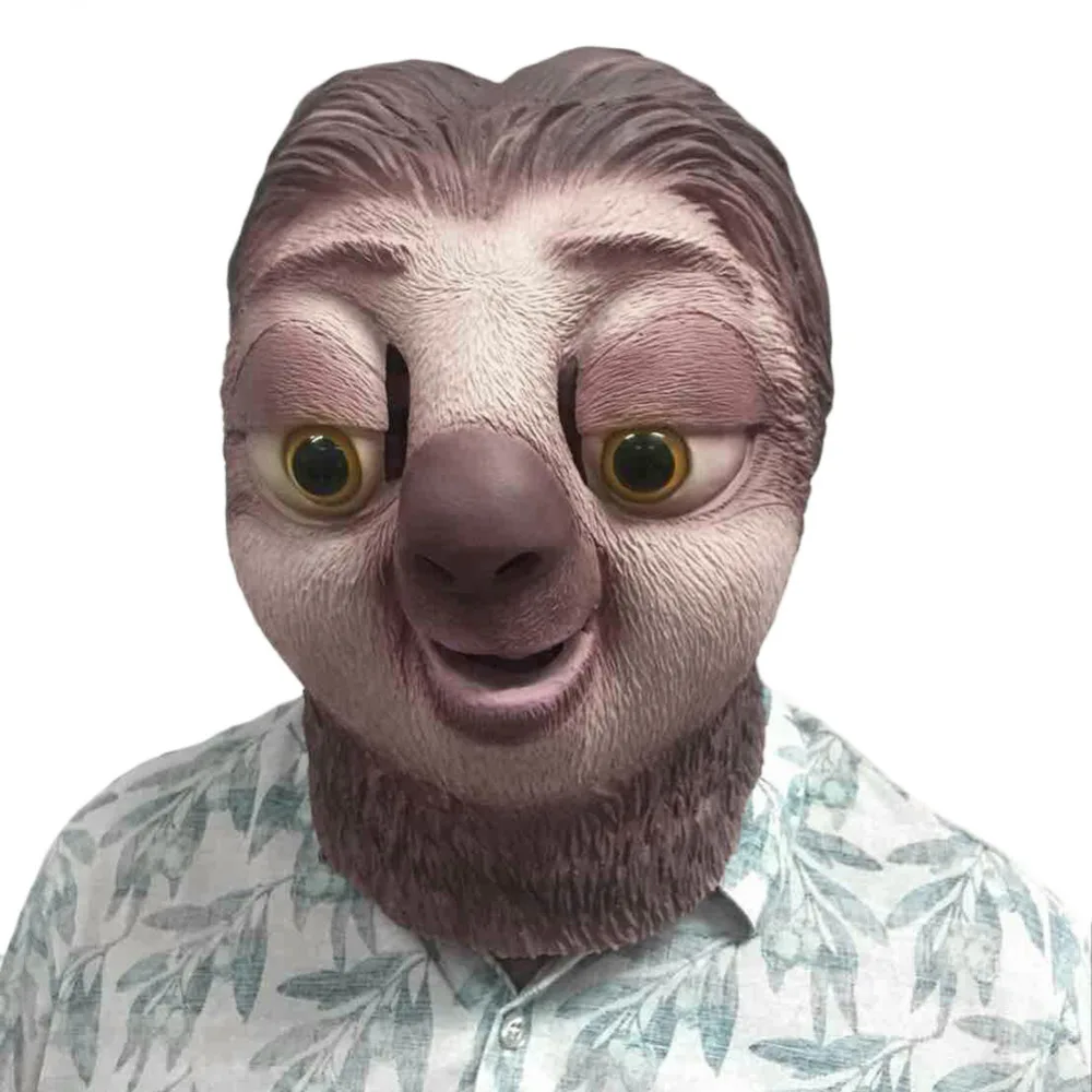 For Zootopia Sloth Flash Full Face Mask For Halloween Gifts Eco-friendly Nature Latex Funny Mask For Cosplay Party Dress up
For Zootopia Sloth Flash Full Face Mask For Halloween Gifts Eco-friendly Nature Latex Funny Mask For Cosplay Party Dress up