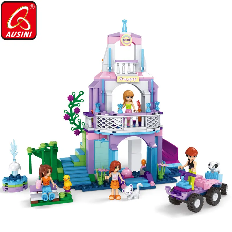 AUSINI Enchanted Ice Castle Building Blocks for Girl Friends Toys Figures Fantasy Kids Model Legoe Compatible Pet Dog Car Bricks
AUSINI Enchanted Ice Castle Building Blocks for Girl Friends Toys Figures Fantasy Kids Model Legoe Compatible Pet Dog Car Bricks