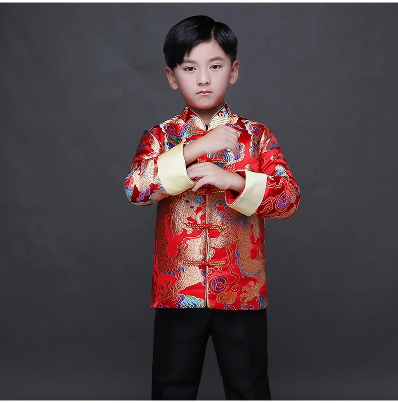 Tang Children Satin Cheongsam Top Boy Thicken Winter Qipao Saten Costumes Baby Suits Wedding Long Sleeve Girls Chinese Dress
Tang Children Satin Cheongsam Top Boy Thicken Winter Qipao Saten Costumes Baby Suits Wedding Long Sleeve Girls Chinese Dress