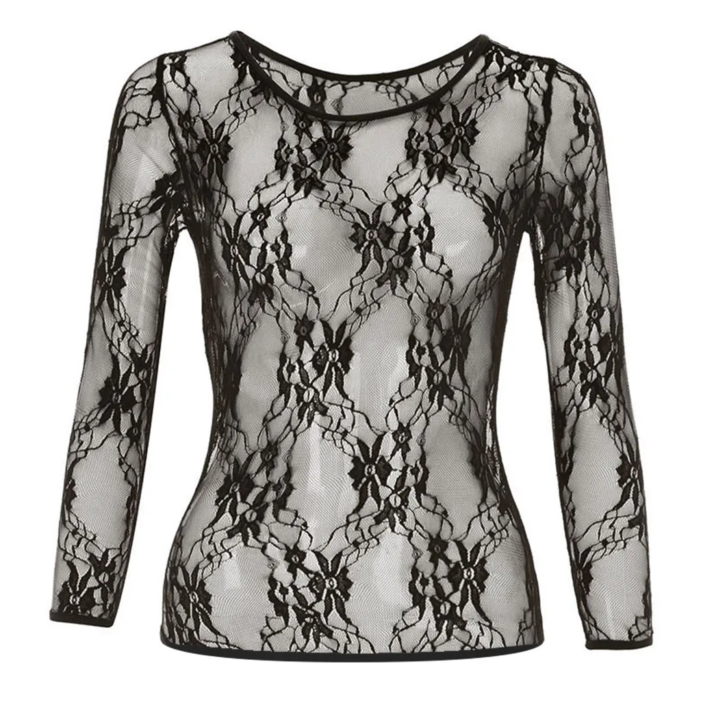 Women's Ladies Long Sleeve Floral Lace Tee Tops Women’s basic women long sleeve plus size Fashion #G7
Women's Ladies Long Sleeve Floral Lace Tee Tops Women’s basic women long sleeve plus size Fashion #G7
