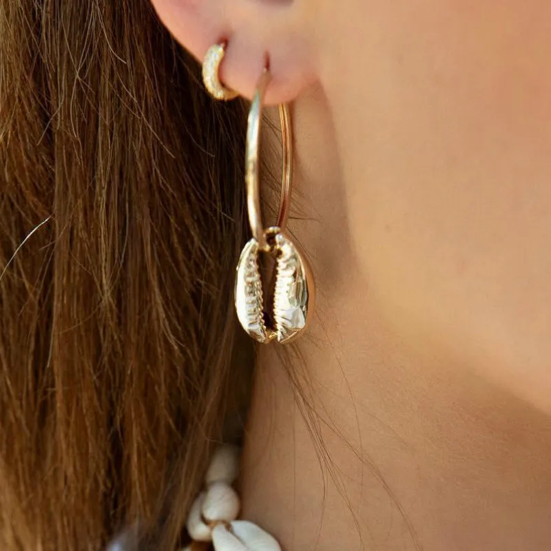 Bohemian fashion personality trend shell earrings women's 2019 new jewelry jewelry wholesale
Bohemian fashion personality trend shell earrings women's 2019 new jewelry jewelry wholesale