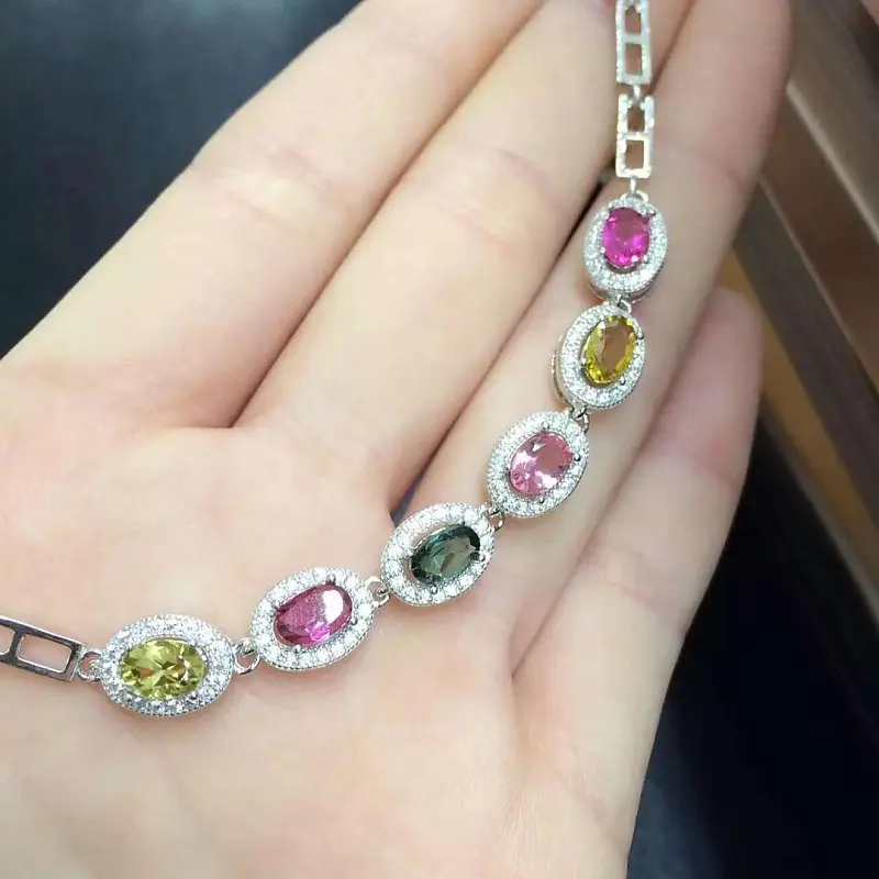 2017 Sale Qi Xuan_Tourmalin Stones Luxury Bracelets_S925 Solid Silver Fashion Tourmaline Bracelets_Manufacturer Directly Sales
2017 Sale Qi Xuan_Tourmalin Stones Luxury Bracelets_S925 Solid Silver Fashion Tourmaline Bracelets_Manufacturer Directly Sales