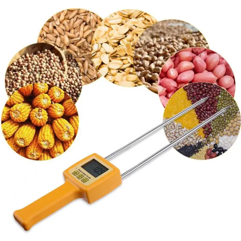 6%-30% Digital Portable Moisture Analyzer Tester LCD Moisture Meter for Food Corn Wheat Rice and Bean Wheat Flour Grain
6%-30% Digital Portable Moisture Analyzer Tester LCD Moisture Meter for Food Corn Wheat Rice and Bean Wheat Flour Grain