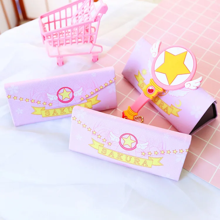 Anime Card Captor Sakura Action Figure Printed Long toy Case Birds' Head Periphery Star Array Stationery Cartoon Glasses Box
Anime Card Captor Sakura Action Figure Printed Long toy Case Birds' Head Periphery Star Array Stationery Cartoon Glasses Box