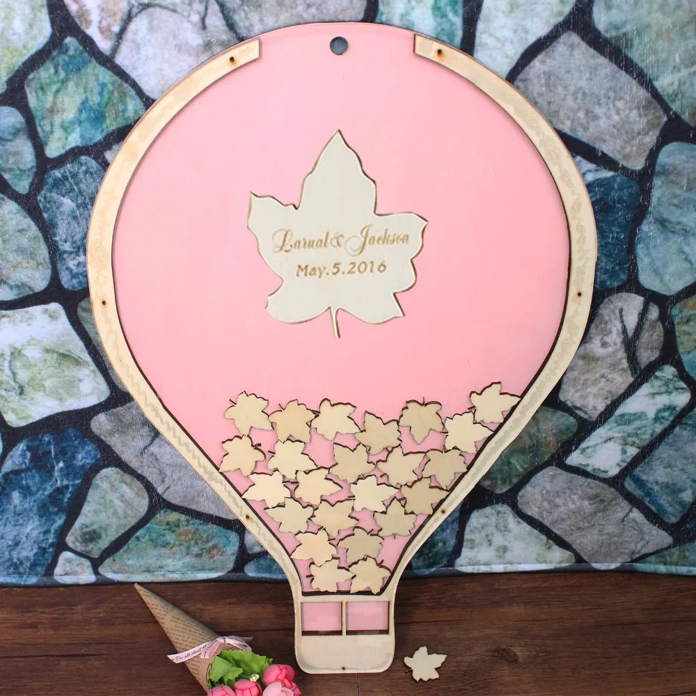 Personalized Wedding Guest Book Rustic Balloon Shape Wooden Frame for Signature Small Leaves Baby Shower Guestbook Wedding Decor
Personalized Wedding Guest Book Rustic Balloon Shape Wooden Frame for Signature Small Leaves Baby Shower Guestbook Wedding Decor