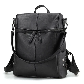 ZHIERNA Women's PU Backpack Shoulder Bag Female Girl's College Wind pack Travel Leisure package Fashion Casual Shoulder Bag 
ZHIERNA Women's PU Backpack Shoulder Bag Female Girl's College Wind pack Travel Leisure package Fashion Casual Shoulder Bag