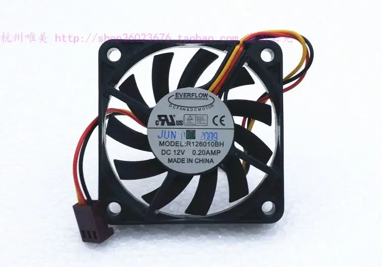Новый для EVERFLOW R126010BH 6010 6 см шарикоподшипник 3PIN 12 В 0.20a охлаждающий вентилятор
Новый для EVERFLOW R126010BH 6010 6 см шарикоподшипник 3PIN 12 В 0.20a охлаждающий вентилятор