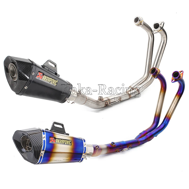MT-03 MT03 Motorcycle Akrapovic Exhaust Muffler Full System Slip-on Front middle pipe For Yamaha R3 YZF R25 2014-2019
MT-03 MT03 Motorcycle Akrapovic Exhaust Muffler Full System Slip-on Front middle pipe For Yamaha R3 YZF R25 2014-2019