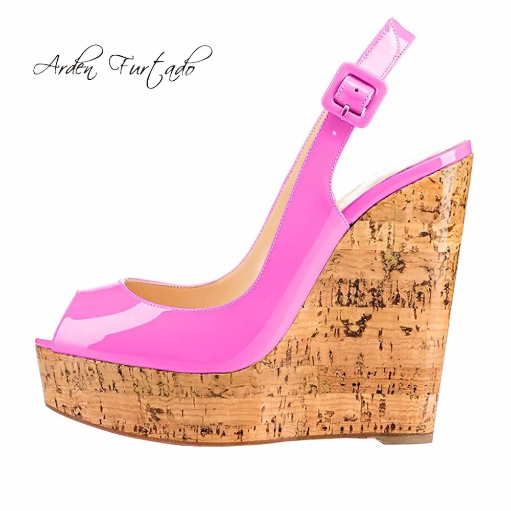 Arden Furtado 2018 summer new fashion shoes for woman 16cm high heels platform wedges back strap big size nude sandals peep toe
Arden Furtado 2018 summer new fashion shoes for woman 16cm high heels platform wedges back strap big size nude sandals peep toe