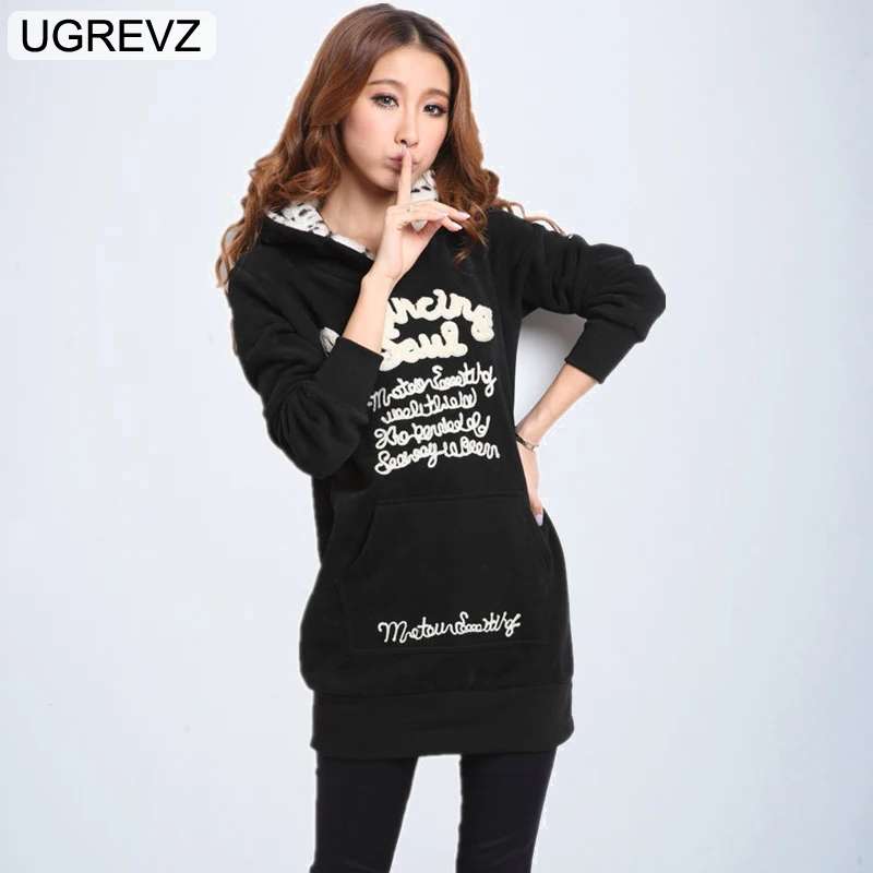 2019 Spring Sports Suit Printed Sweatshirt Female Medium-long Plus Size Thickening Women's Hooded Sweatshirt Dress Hooded Women
2019 Spring Sports Suit Printed Sweatshirt Female Medium-long Plus Size Thickening Women's Hooded Sweatshirt Dress Hooded Women