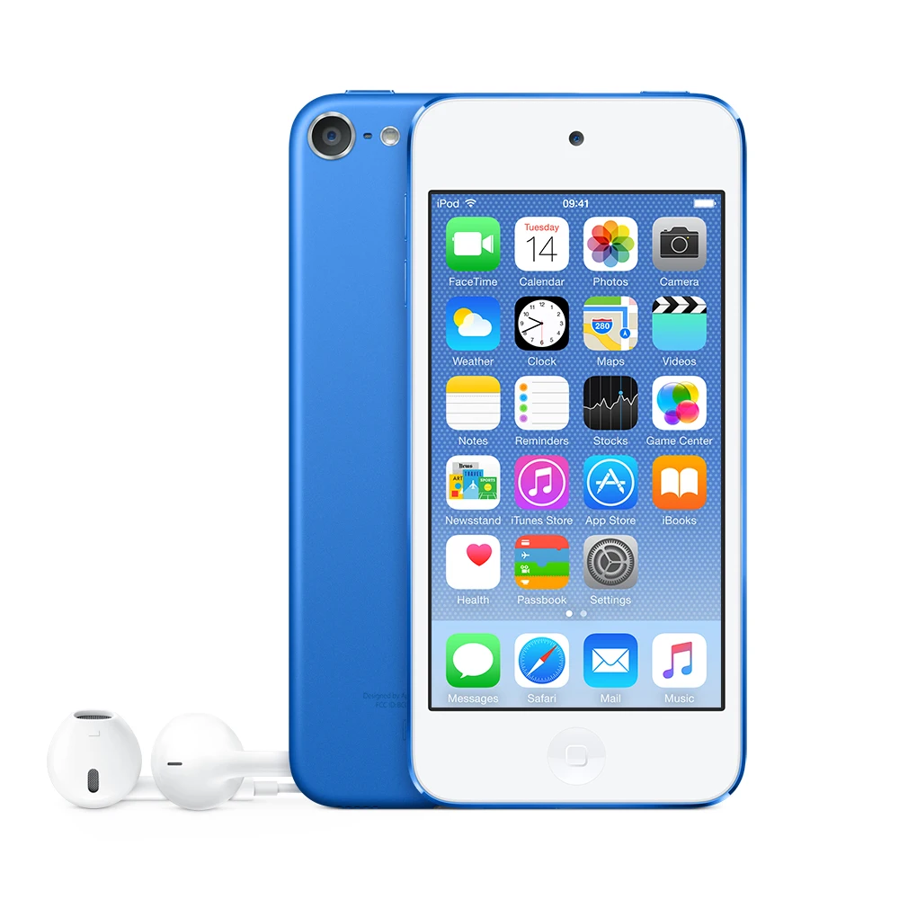 Apple iPod touch 32GB, MP3 player, 32 GB, Lightning, Built-in camera, Blue, Headphones Earpods included
Apple iPod touch 32GB, MP3 player, 32 GB, Lightning, Built-in camera, Blue, Headphones Earpods included