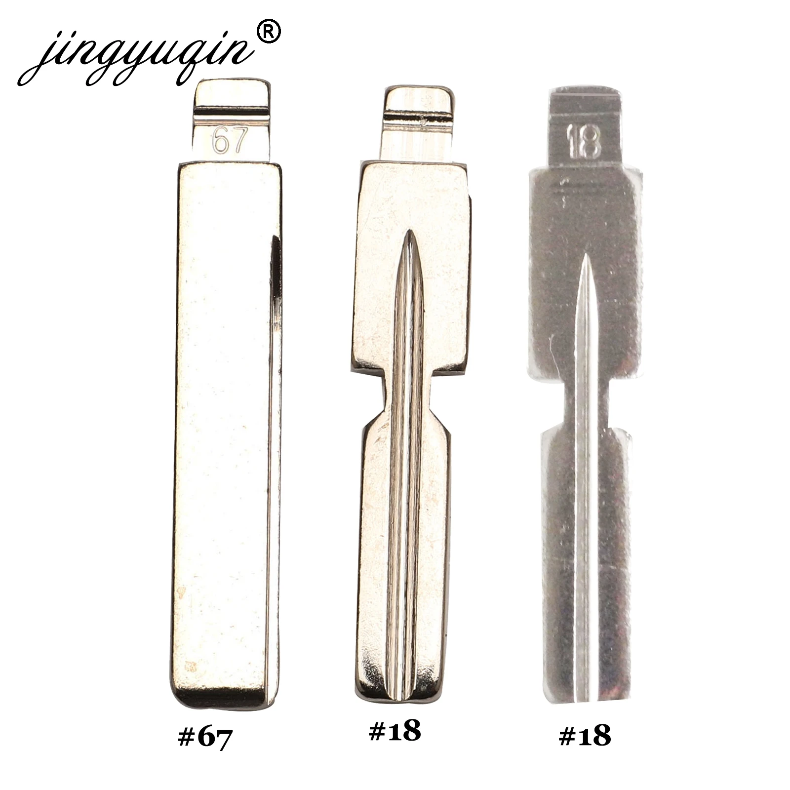 jingyuqin 15pcs/lot Flip Uncut Key Blade #18 #67 For BMW E81 E46 E39 E63 E38 E83 E36 Replacement Key Blank HU58 HU 92 Modified
jingyuqin 15pcs/lot Flip Uncut Key Blade #18 #67 For BMW E81 E46 E39 E63 E38 E83 E36 Replacement Key Blank HU58 HU 92 Modified