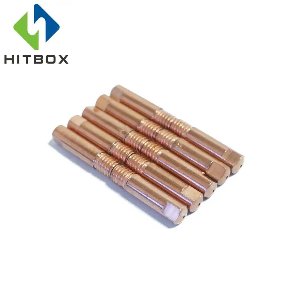 HITBOX Mig Torch Gun Tips AK15 Contact Consumables 0.8mm/1.0mm Type MB15 Torch Tips 10/20 Pieces A Lot
HITBOX Mig Torch Gun Tips AK15 Contact Consumables 0.8mm/1.0mm Type MB15 Torch Tips 10/20 Pieces A Lot