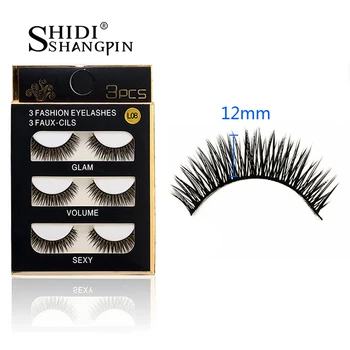 3 Pairs Handmade Thick Fake False Eyelashes Fashion Night Club Makeup Eyelashes Extension Beauty Tool Faux Cils Eye Lashes Tamka 
3 Pairs Handmade Thick Fake False Eyelashes Fashion Night Club Makeup Eyelashes Extension Beauty Tool Faux Cils Eye Lashes Tamka
