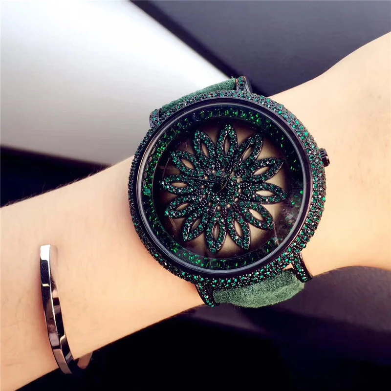 New Fashion Women Watches Rotating Dial Green Watch 2019 Hot Style Waterproof Women's Watch For Female Clock Gift Relojes Mujers
New Fashion Women Watches Rotating Dial Green Watch 2019 Hot Style Waterproof Women's Watch For Female Clock Gift Relojes Mujers