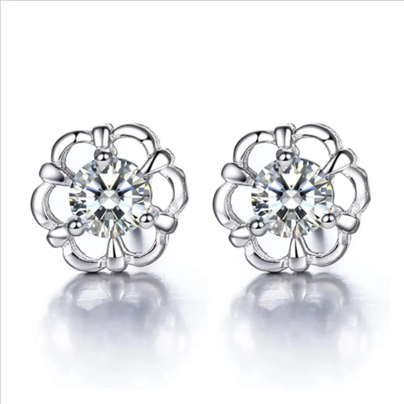 LUKENI Exquisite Purple Crystal Flower Women Stud Earrings Jewelry Trendy 925 Sterling Silver Earrings For Girl Lady Accessories
LUKENI Exquisite Purple Crystal Flower Women Stud Earrings Jewelry Trendy 925 Sterling Silver Earrings For Girl Lady Accessories