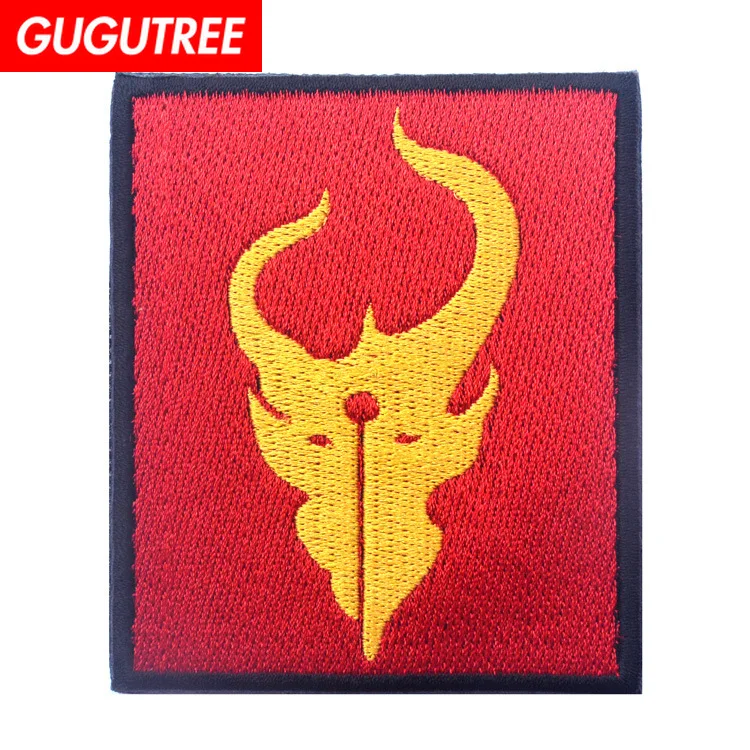 

GUGUTREE embroidery HOOK&LOOP Silent Professional Demon Hunter patch DEVGRU patches badges applique patches for clothing AD-251