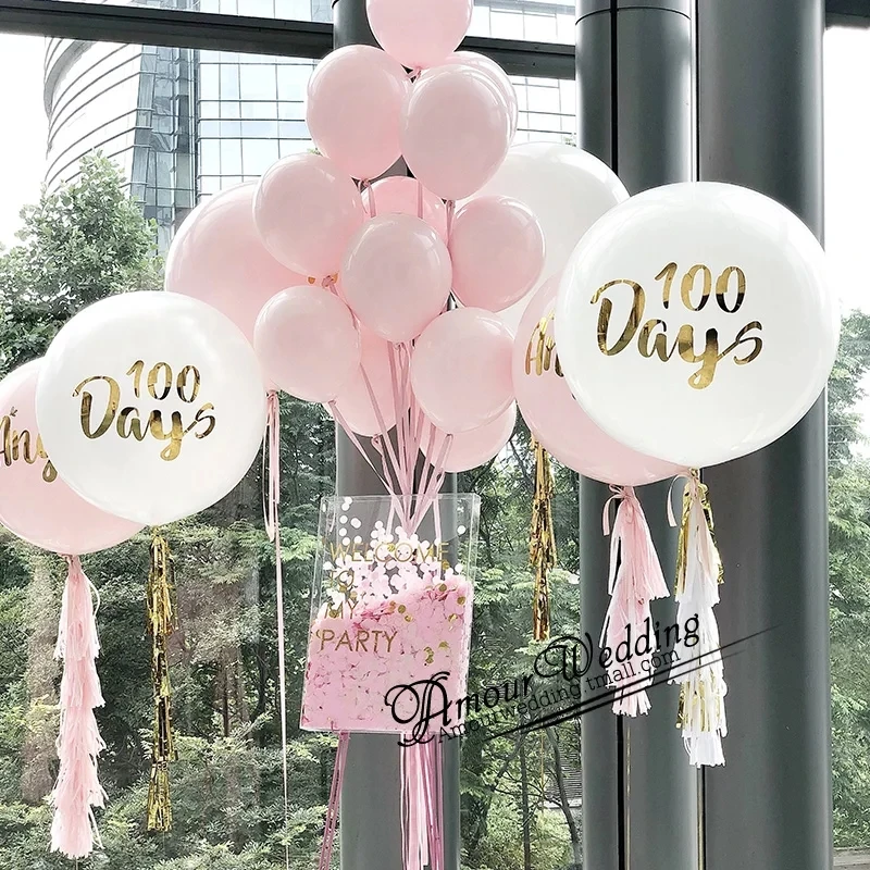 2pcs/lot 36inch Jumbo Pastel roundWhite pink latex balloons baby girl 100days birthday wedding party decor party supplies globos
2pcs/lot 36inch Jumbo Pastel roundWhite pink latex balloons baby girl 100days birthday wedding party decor party supplies globos