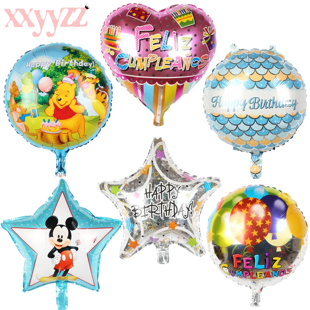 XXYYZZ 1pcs/lot New 1pcs Foil aluminum Balloons Happy Birthday Balloons Wholesale Children's Toys Wedding party Happy Day
XXYYZZ 1pcs/lot New 1pcs Foil aluminum Balloons Happy Birthday Balloons Wholesale Children's Toys Wedding party Happy Day