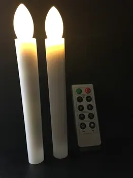 12pcs Remote controlled 10keys Led taper candlestick wedding table home Bar Decor candleabra Church Lamp 17.5(H) -Warm White
12pcs Remote controlled 10keys Led taper candlestick wedding table home Bar Decor candleabra Church Lamp 17.5(H) -Warm White