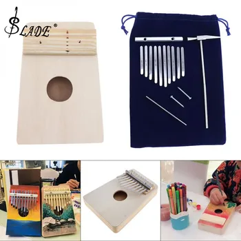 

Slade 10 Key Kalimba DIY Kit Beech Wood Thumb Piano Mbira for Handwork Painting Parents-child Campaign