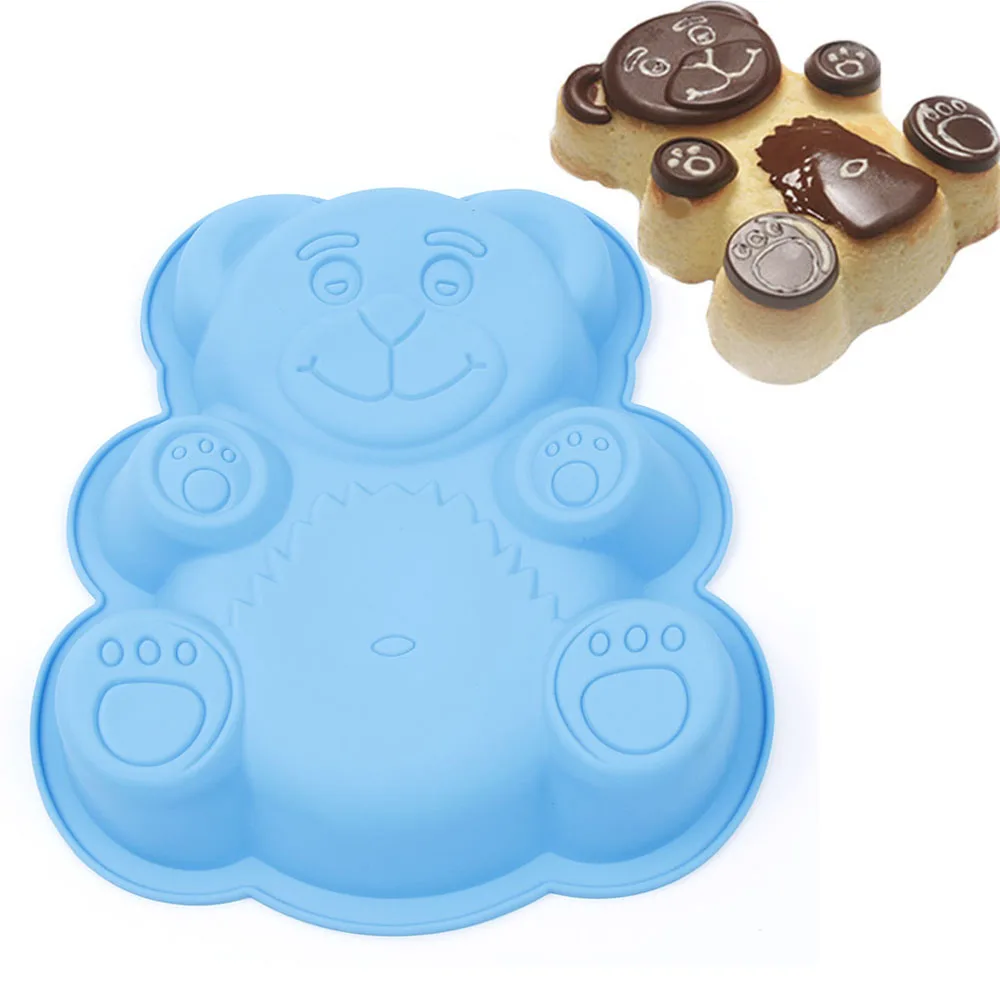 LIMITOOLS Large Size DlY Cartoon Lovely Bear Shape 3D Silicone Cake Mold Baking Tools Bakeware Maker Mold Tray Baking
LIMITOOLS Large Size DlY Cartoon Lovely Bear Shape 3D Silicone Cake Mold Baking Tools Bakeware Maker Mold Tray Baking