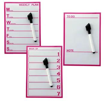 Weekly Plan Print Compact Erase Fridge Board Message Decorative Refrigerator Magnetic Sticker
Weekly Plan Print Compact Erase Fridge Board Message Decorative Refrigerator Magnetic Sticker