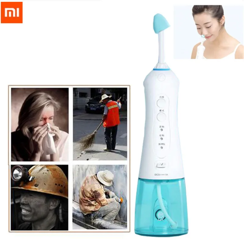 Xiaomi miaomiaoce Electric Nasal Wash 360 degree rotation Cleaner Nose Rechargeable Waterproof Allergic Rhinitis Neti Pot Kit
Xiaomi miaomiaoce Electric Nasal Wash 360 degree rotation Cleaner Nose Rechargeable Waterproof Allergic Rhinitis Neti Pot Kit