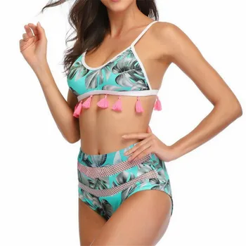 Women's Summer Bikini Set Push Up Padded Bra High Waisted Swimsuit New Sexy Lace Tassel Bathing Beach Backless Swimwear Hot Sale
Women's Summer Bikini Set Push Up Padded Bra High Waisted Swimsuit New Sexy Lace Tassel Bathing Beach Backless Swimwear Hot Sale