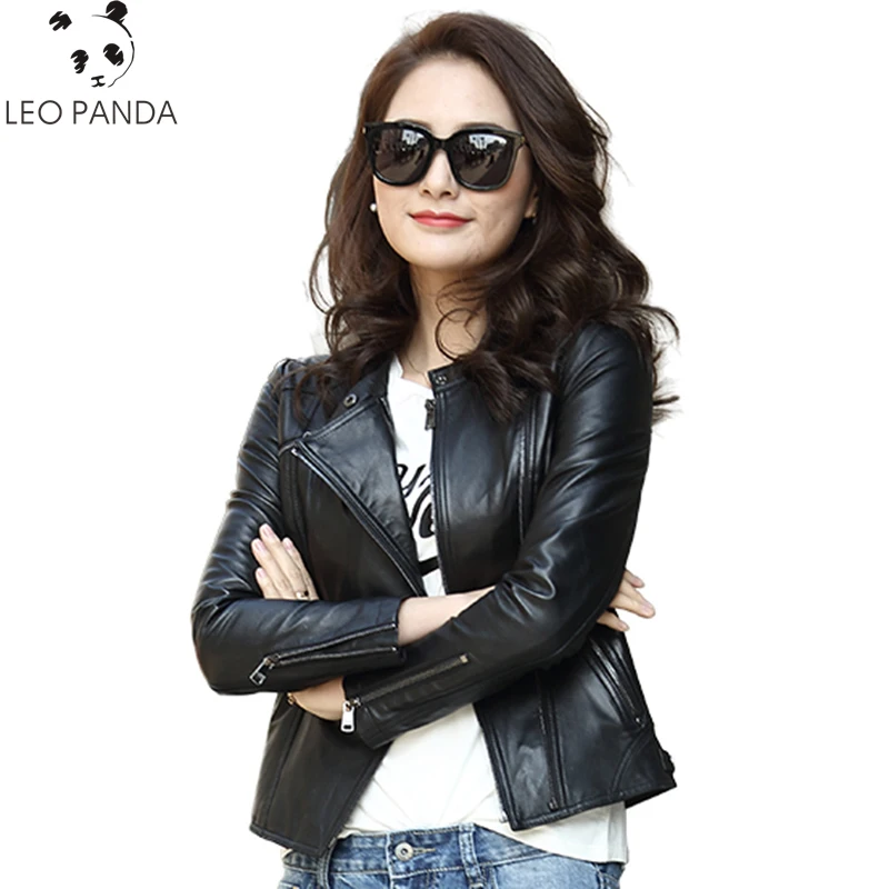 2019 Spring Autumn Women Superior quality Genuine Short Leather Jacket Motorcycle Natural Sheepskin Coats Real Leather Jackets
2019 Spring Autumn Women Superior quality Genuine Short Leather Jacket Motorcycle Natural Sheepskin Coats Real Leather Jackets